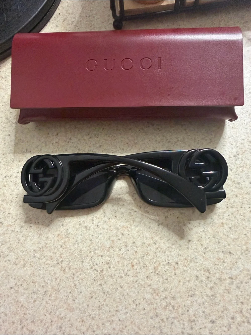 Gucci rectangular sunglasses